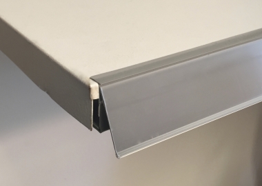 Label holder for ROLs metal shelves (RL)