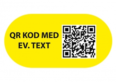 Golvmärkning, golvdekal med QR Kod