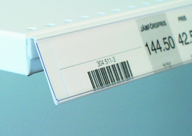 Angled label holder (SNO)